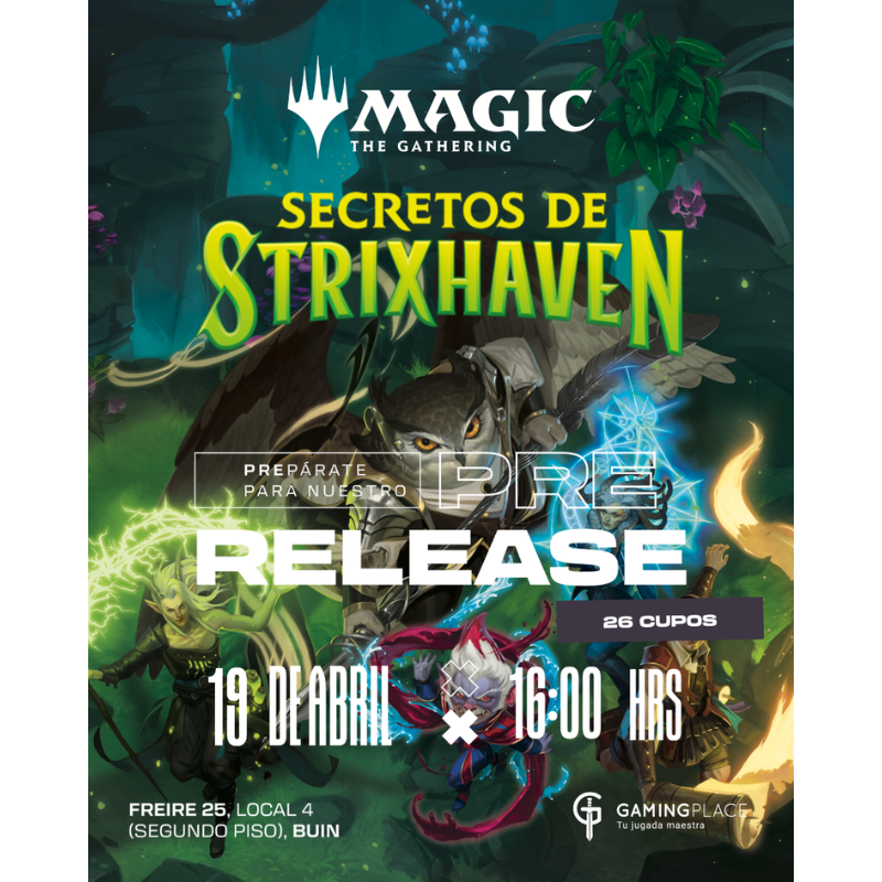 Pre-Release - Magic: The Gathering - Secretos de Strixhaven