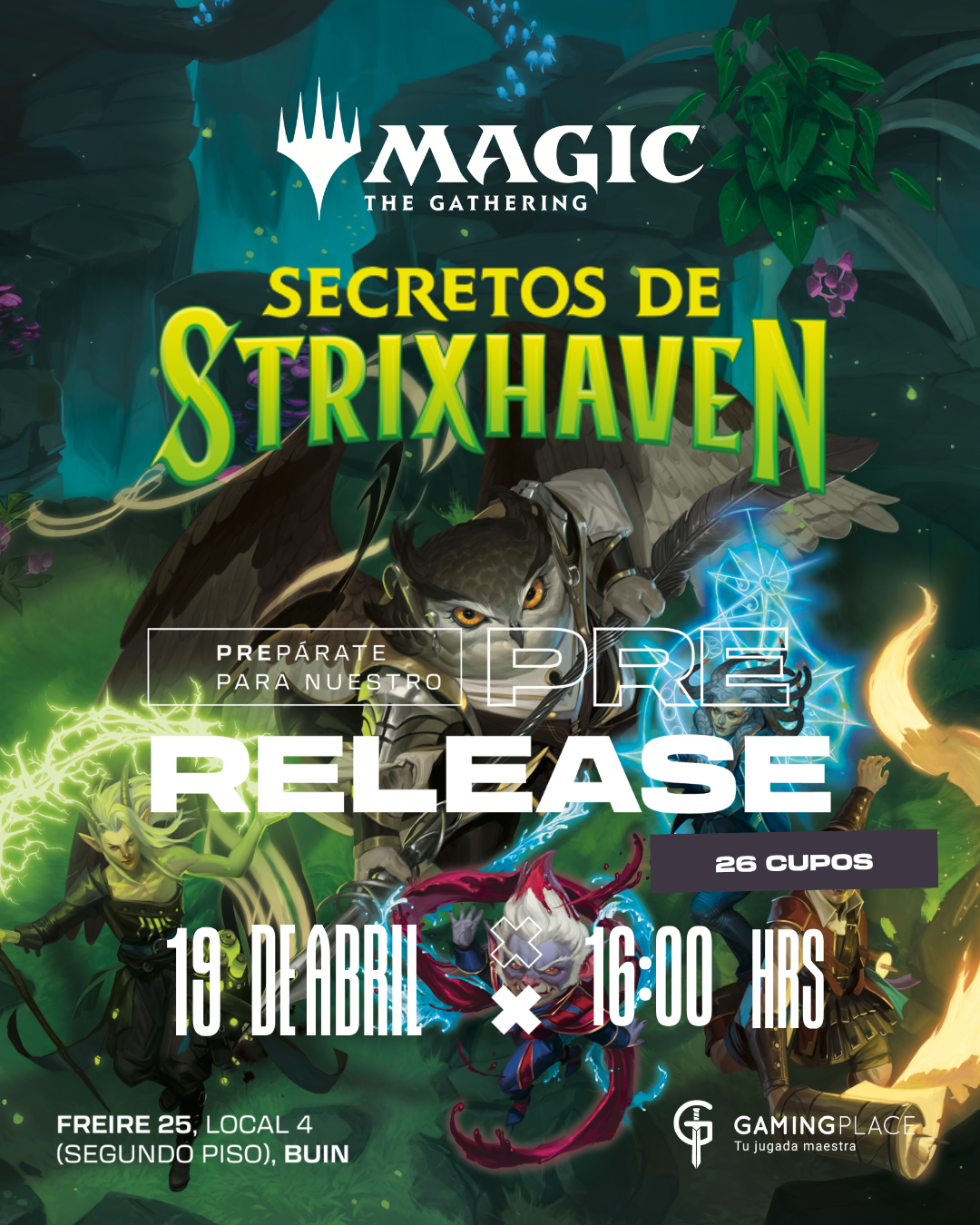 Pre-Release - Magic: The Gathering - Secretos de Strixhaven