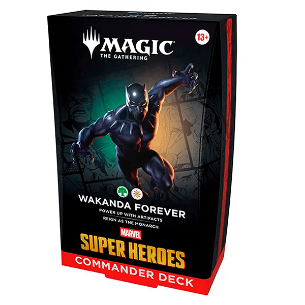 MTG Marvel Super Heroes – Commander Deck (ESP): Wakanda Forever | Magic: The Gathering | Preventa