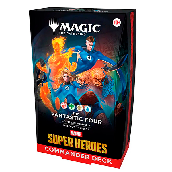 MTG Marvel Super Heroes – Commander Deck (ESP): The Fantastic Four | Magic: The Gathering | Preventa